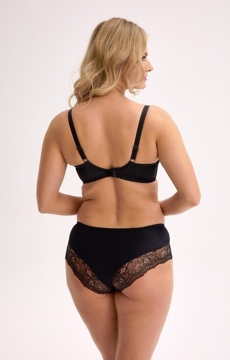 GFP 594 Sandy 3 Gaia dámské kalhotky černé - klasické s krajkou