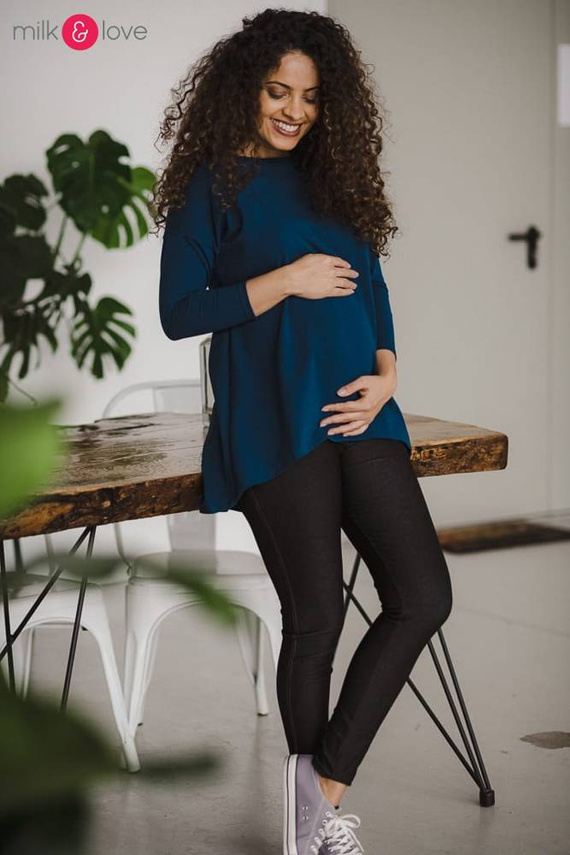 Mommy bluzka ciążowa i do karmienia Milk&Love poseidon