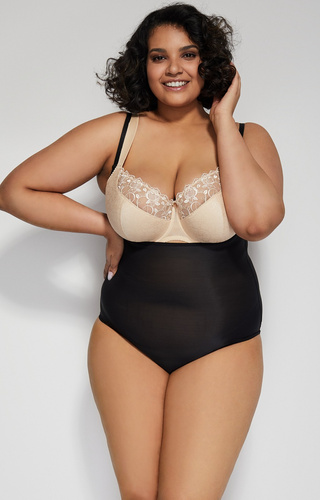 Mitex Softly shaping body - korekční, bez ramínek, černé