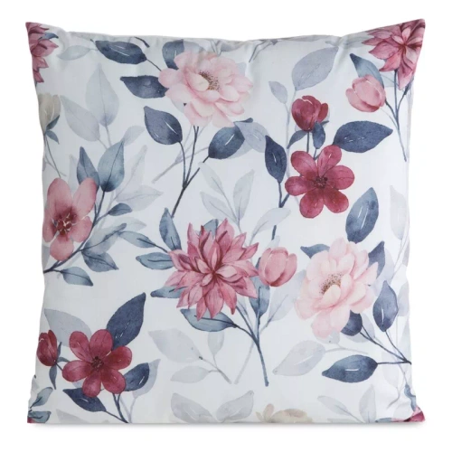 Povlak na polštář 45x45 Mink 35 Eurofirany samet květiny