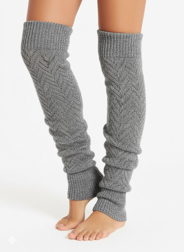 Kamaše Gatta Wedel Soft art.01 - teplé žakárové kamaše na zimu, šedé