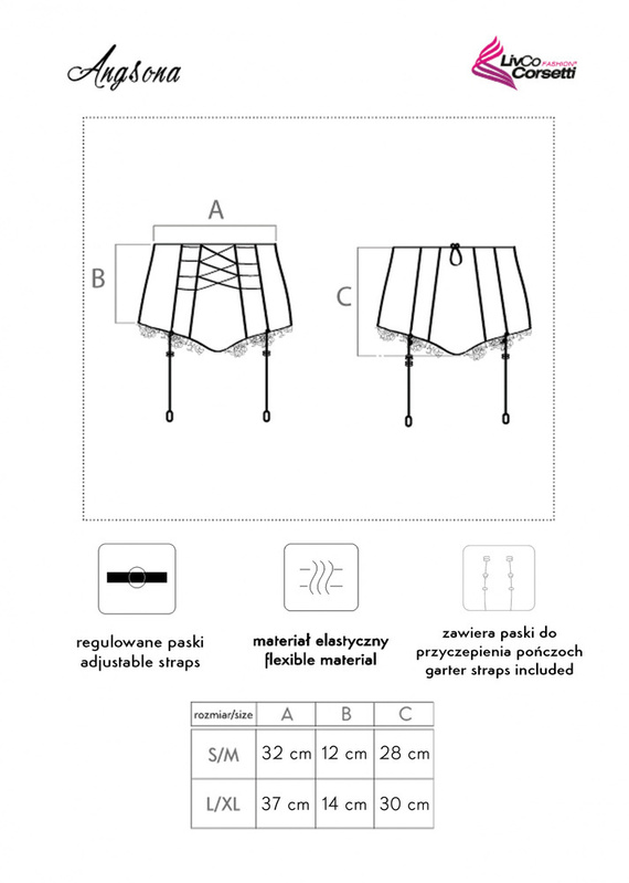 Angsona Dámské kalhotky LivCo Corsetti Fashion černá