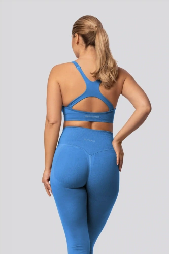 Legíny push-up Spaio PRO vysoký pas krycí tvarující ice blue