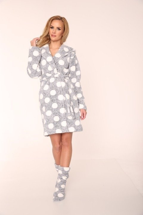 323 Dots Forex župan - šedý