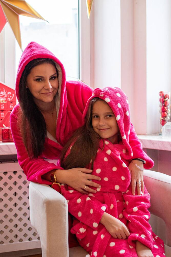 998 Motýlek Forex Dětský župan - modrý