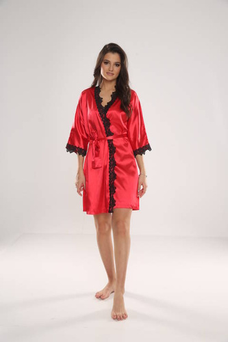 929 Kleoree Dámský župan De Lafense - červený