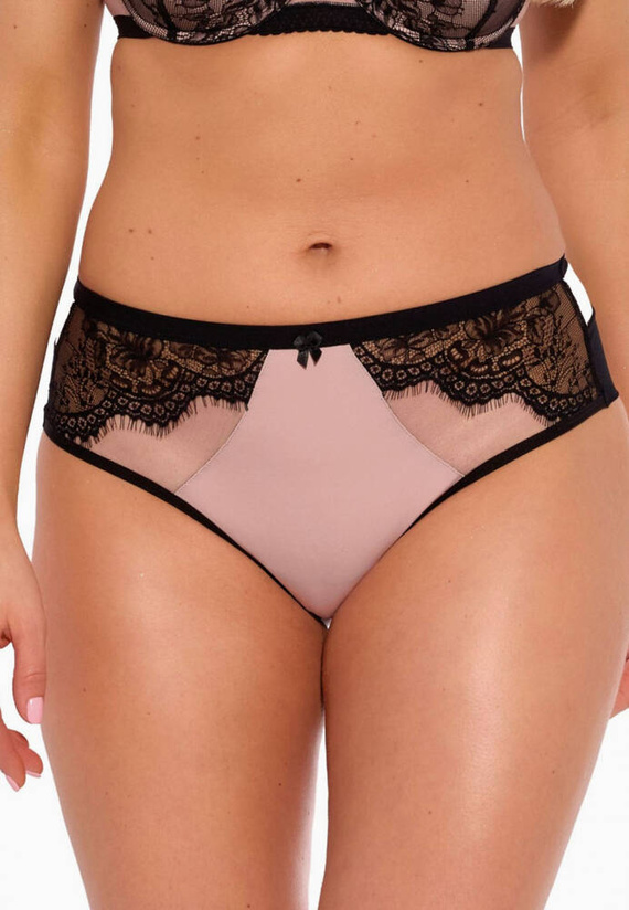 GFB 1274 Frida Dámské brazilské kalhotky Gaia black-pink