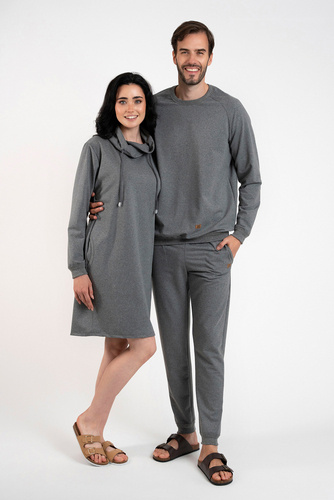 Malmo dámská tunika s dlouhým rukávem Italská móda - ¶r. melange