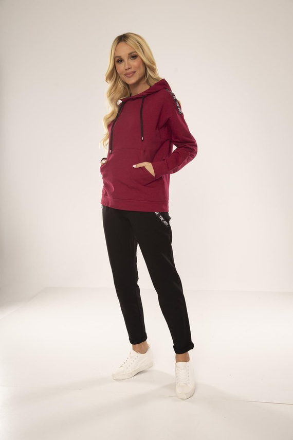 496 Just Forex dámská tepláková souprava - bordó