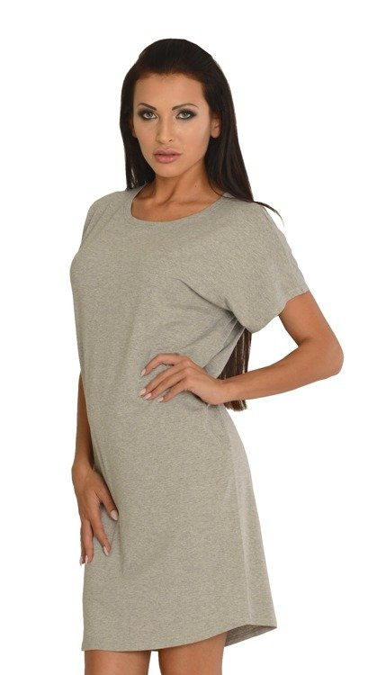 523 Paula noční košile kr. rukáv - chrpa