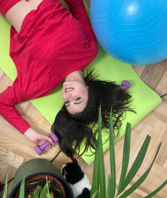 555 Paula Dámské pyžamo De Lafense - malinové