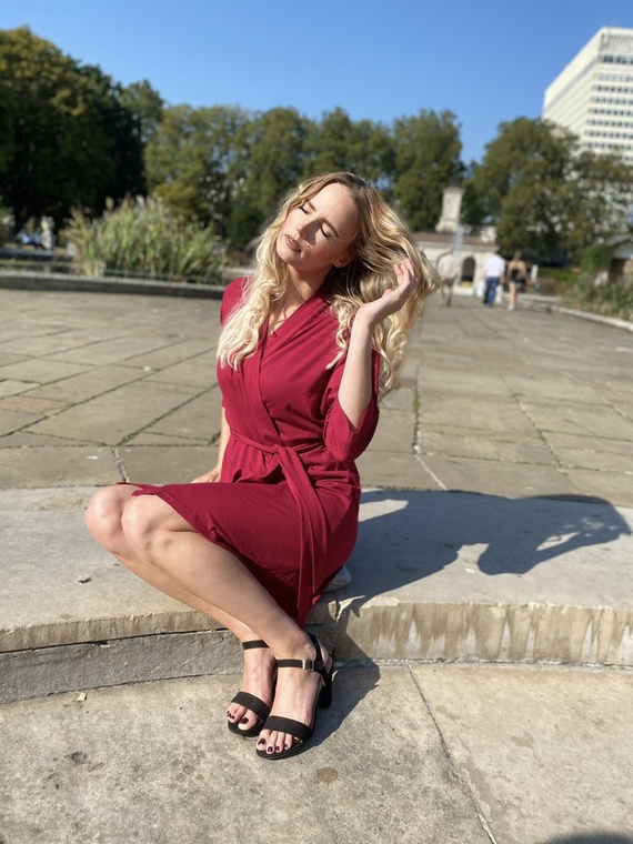 871 Visa Dámský župan Forex - bordó