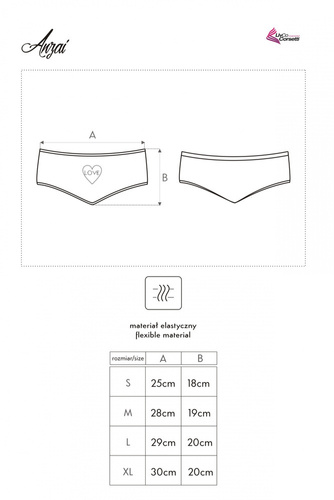 Anzai Dámské kalhotky LivCo Corsetti Fashion černá