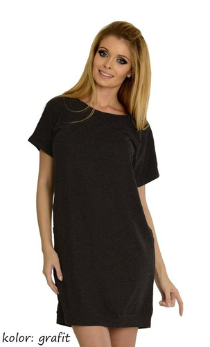 531 Paula Bombka noční košile De Lafense - grafitová