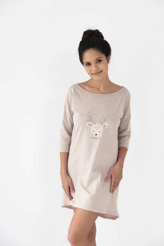 Noční košile Sensis Gaia - béžová