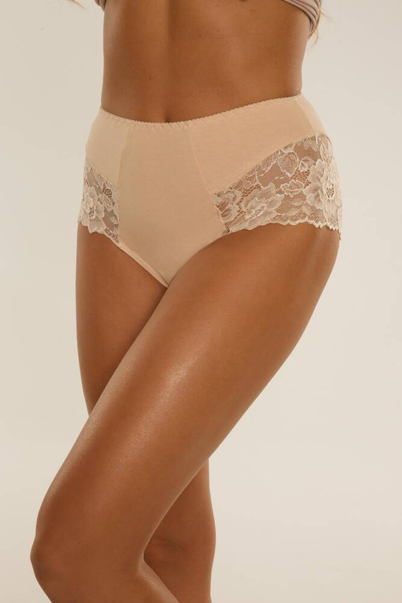 530 Iness Kalhotky s vysokým sedem De lafense - béžové