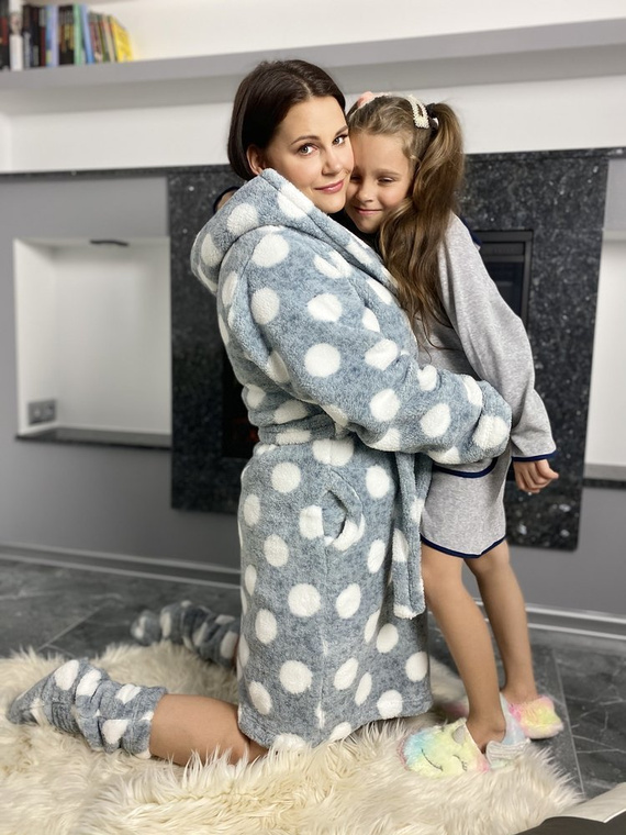 374 / 375 Dětský župan Desiree - šedý