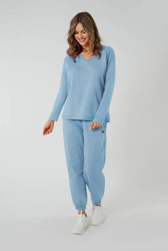 Madri Dámské kalhoty Italian Fashion - modré