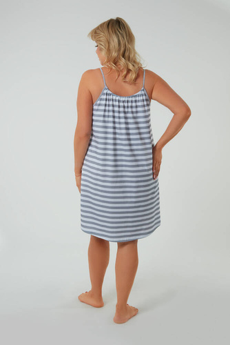 Noční košile Bari, úzká ramínka Italská móda - potisk