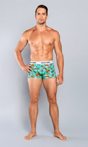 Boom Pánské boxerky Italian Fashion - tmavě modré