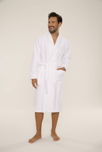 735 Manuele pánský župan De Lafense - bílý