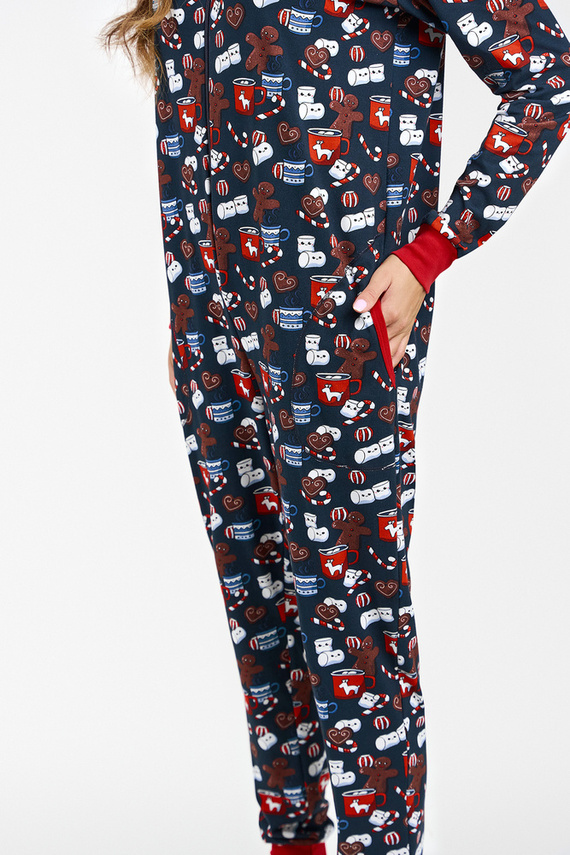 Makala Dámský overal Italská móda - potisk