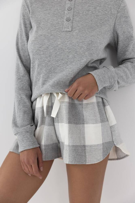 Dámské pyžamo Maggie Sensis - šedý melír