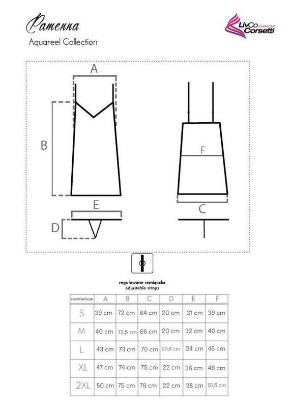 Pamenna Dámské tričko + tanga LivCo Corsetti Fashion
