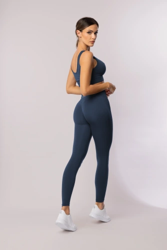 Dámské legíny SPAIO Flex Innergy 2.0 navy blue- bezešvé, regenerační podpora