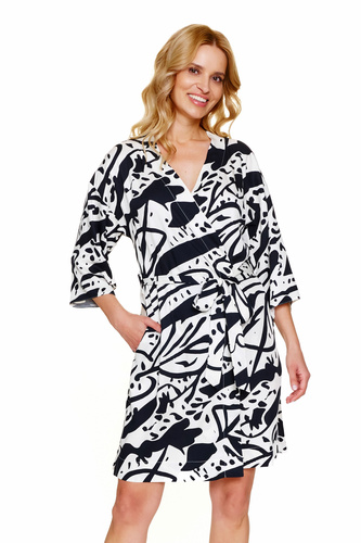 7311 Doctor Nap La Palma dámský župan - viskóza, módní potisk