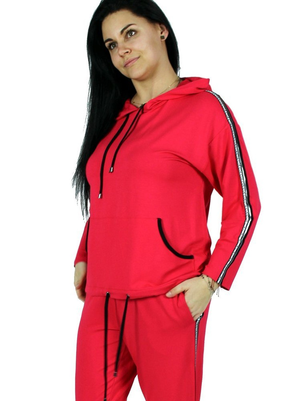 459 Nice Forex dámská tepláková souprava - malinová