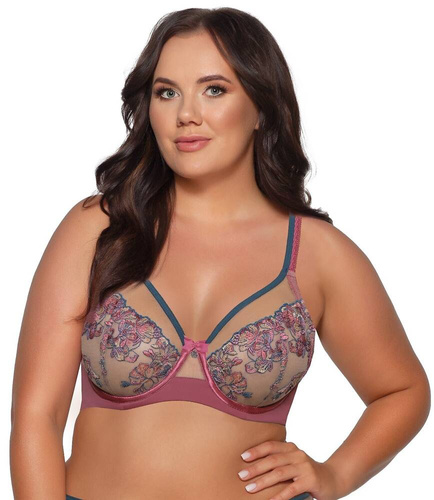 2091 Měkká podprsenka Ava růžová