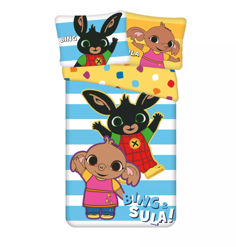 Povlečení Králíček Bing a Sula 140x200 Jerry Fabrics bavlna