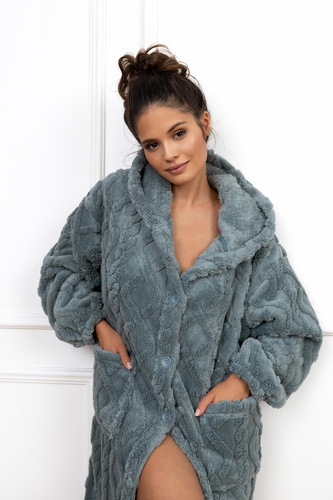 Dámský župan Grethen Sensis - khaki barva