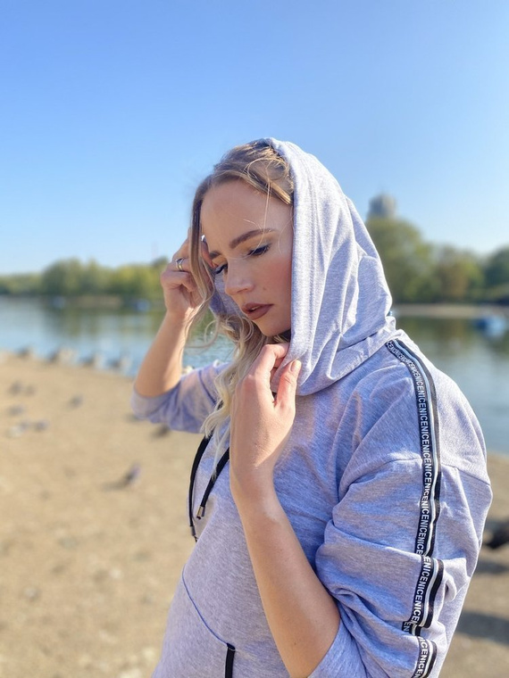 459 Nice Forex dámská tepláková souprava - světlý melír