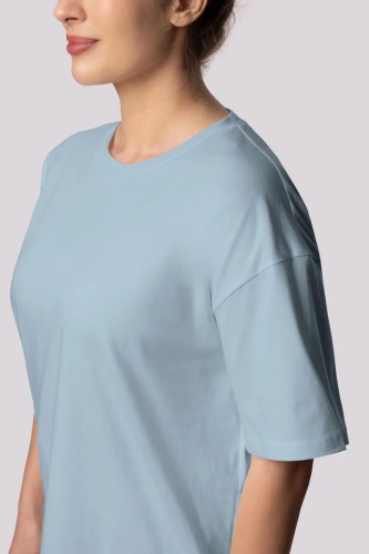 Bliss dámské pyžamo s krátkým rukávem Mona světle modrá