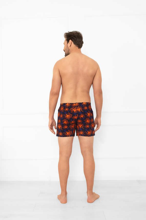 Oskar - volné pánské boxerky s potiskem chobotnice | Italian Fashion