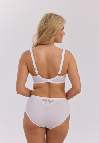 Kalhotky Gaia Kiara GFP051 bílé – elegantní dámské kalhotky s výšivkou