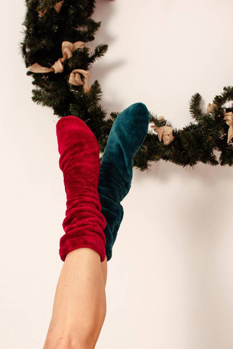 553/554 Ponožky na spaní Wellsoft Smooth De Lafense - zelené