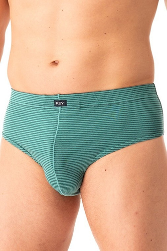 Pánské slipy MPP 327 Key green graphite-cotton, 2 balení v krabici, komfort a styl