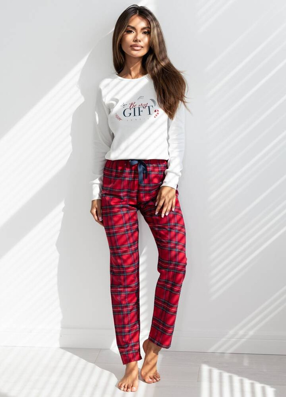 Maribel Interlock dámské pyžamo Sensis - krémové