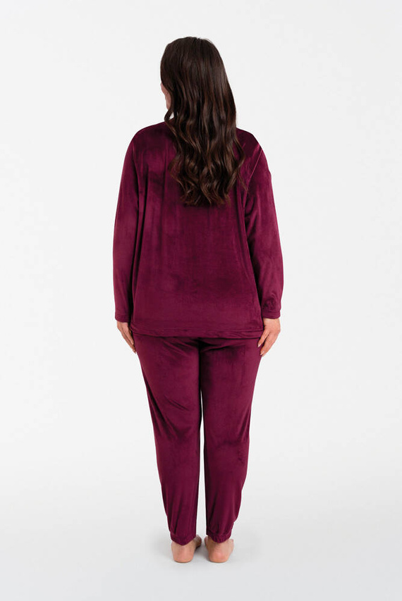 Akara Dámská souprava Italian Fashion - vínová