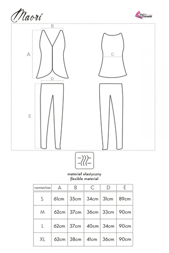 Maori LC 90099 Dámské pyžamo LivCo Corsetti Fashion