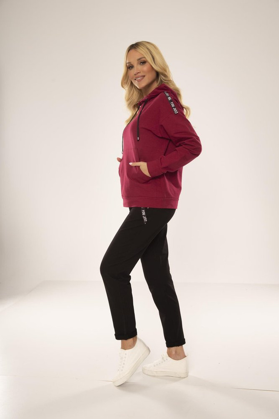 496 Just Forex dámská tepláková souprava - bordó