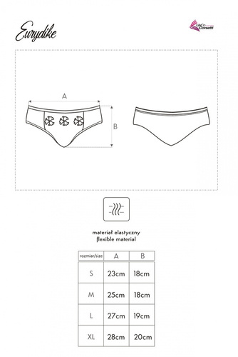 Eurydike Dámské módní kalhotky LivCo Corsetti - černé