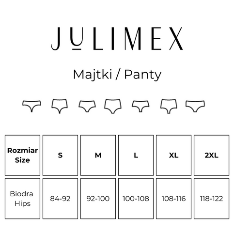 Figi Bamboo Bikini Julimex dámské bambusové kalhotky pohodlné black