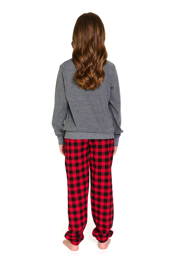 7345 Tmavě šedé dětské pyžamo Doctor Nap - 100% bavlna