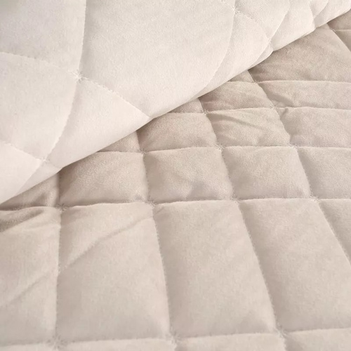 Ria 6 Velurový dekorativní přehoz Eurofirany krémový