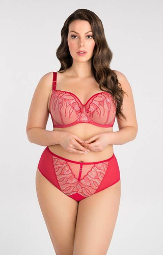 Gorsenia K 828 Crazy Heart soft bra - červená