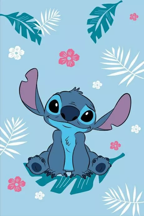 Dětská fleecová deka Lilo and Stitch Jerry Fabrics | Mikrovlákno, měkké a lehké